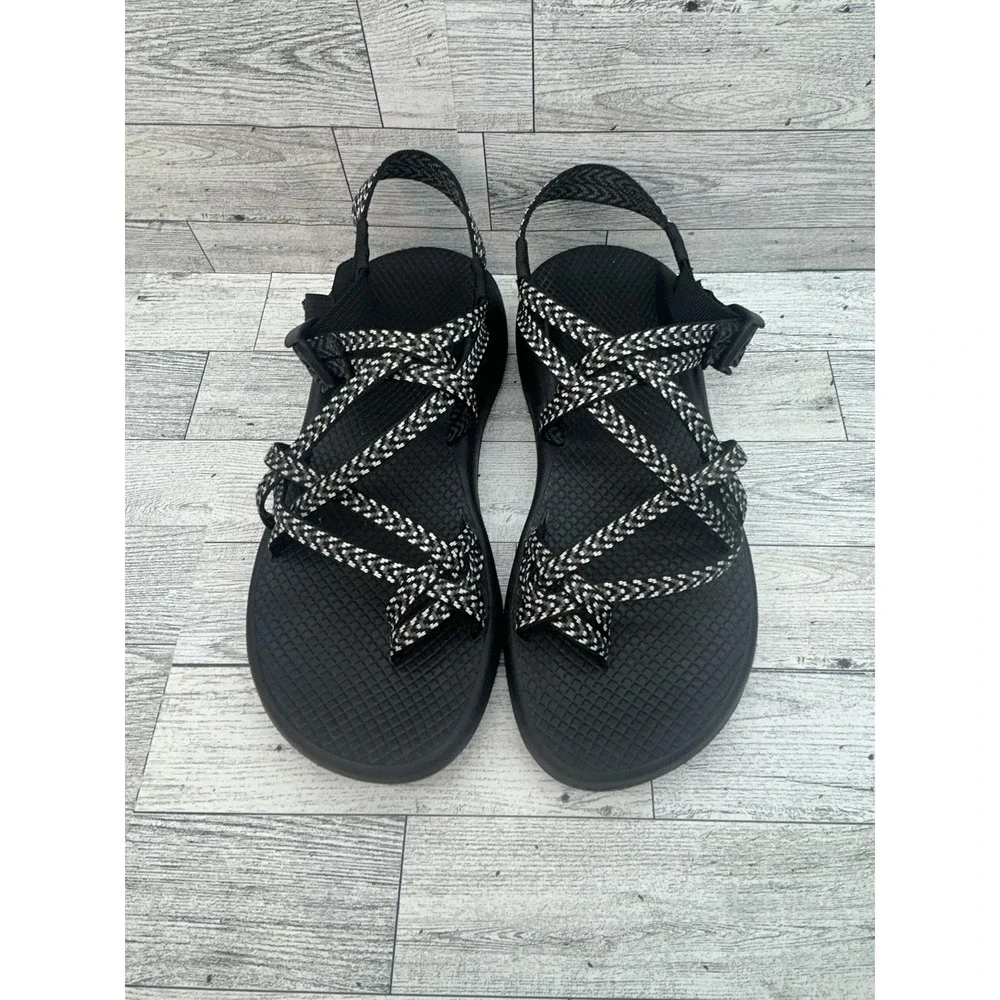Chaco Z/Cloud Sandals Womens Size 9‎ Black Strappy Adjustable Hiking Water Shoes